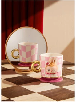 THE MONSTERS Let's Checkmate Series-Mug -Outlet Mega Plush Store 20250123 113241 422427 6 the monsters let s checkmate series mug pink blue accessories details popmart us 1200x1600