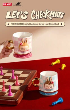 THE MONSTERS Let's Checkmate Series-Mug -Outlet Mega Plush Store 20250123 113241 899450 1 the monsters let s checkmate series mug pink blue accessories details popmart us 1200x1871