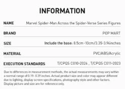 Marvel Spider-Man Across The Spider-Verse Series Figures -Outlet Mega Plush Store 20250206 154336 744140 4 marvel spider man across the spider verse series figures blind boxes details popmart us 1200x854