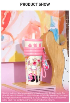 Peach Riot Rush Hour Series-Straw Cup -Outlet Mega Plush Store 20250213 162058 990881 5 peach riot rush hour series straw cup accessories details popmart us 1200x1747