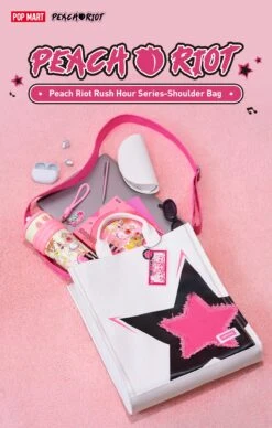 Peach Riot Rush Hour Series-Shoulder Bag -Outlet Mega Plush Store 20250213 170440 374743 1 peach riot rush hour series shoulder bag accessories details popmart us 1200x1885