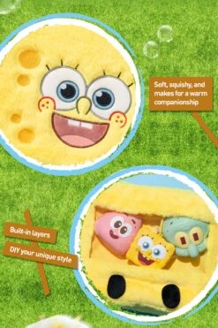 SpongeBob-Bikini Bottom Storage Bag -Outlet Mega Plush Store 20250221 161407 238201 3 spongebob bikini bottom series accessories details popmart us 1200x1801