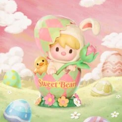 Sweet Bean Easter Bunny Figure -Outlet Mega Plush Store 20250303 172513 203080 scene 1 sweet bean easter bunny figure figurine details popmart us 1200x1200