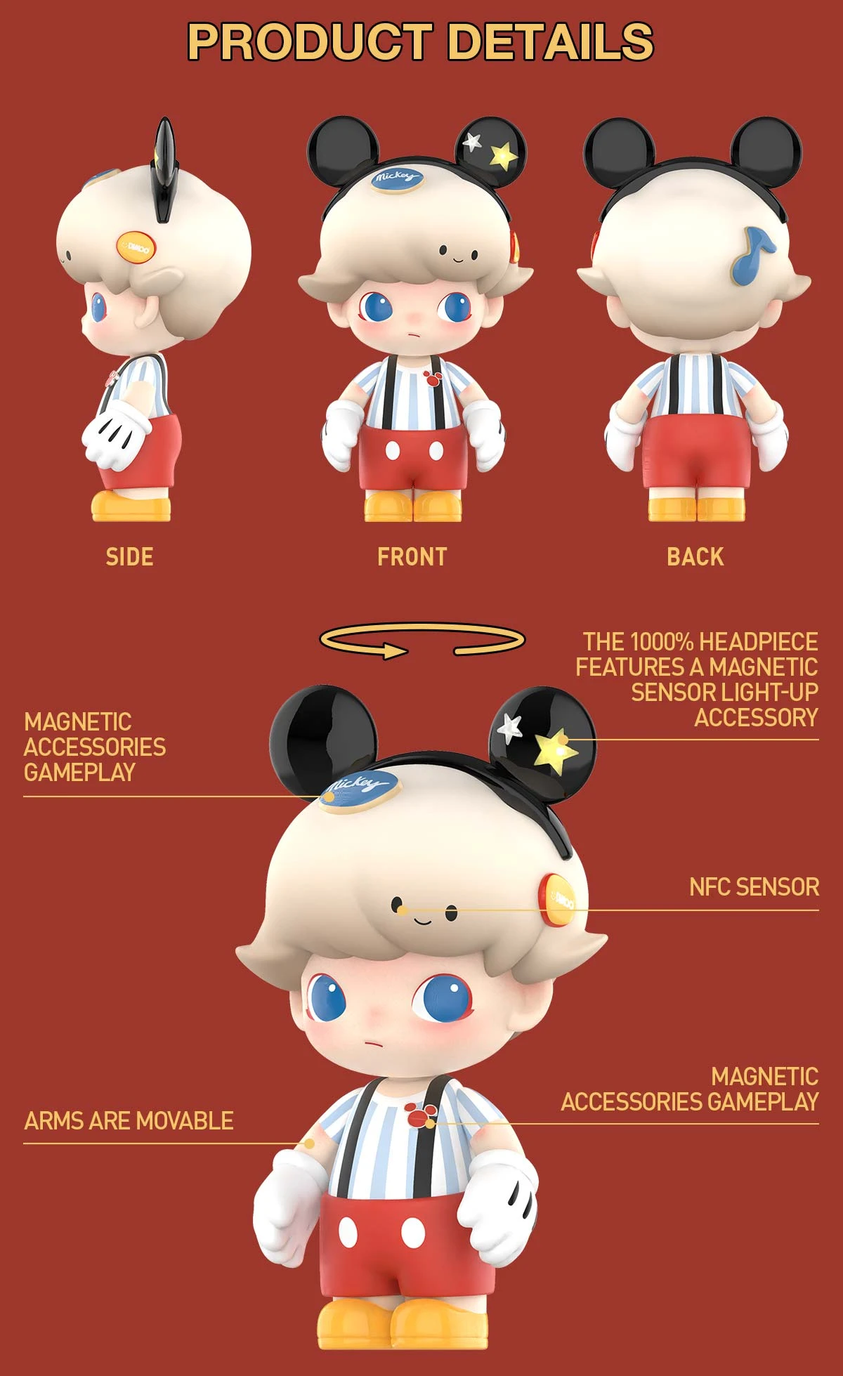 MEGA JUST DIMOO 1000% Mickey Mouse 11 MEGA JUST DIMOO 1000% Mickey Mouse - Image 11