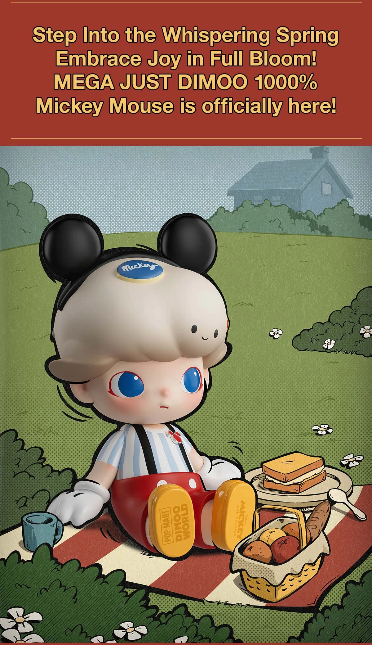 MEGA JUST DIMOO 1000% Mickey Mouse 15 MEGA JUST DIMOO 1000% Mickey Mouse - Image 15