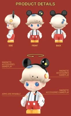 MEGA JUST DIMOO 400% Mickey Mouse -Outlet Mega Plush Store 20250317 142654 432330 3 mega just dimoo 400 mickey mouse mega details popmart us 1200x1958