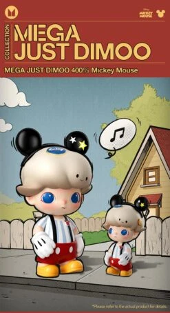 MEGA JUST DIMOO 400% Mickey Mouse -Outlet Mega Plush Store 20250317 142654 572176 1 mega just dimoo 400 mickey mouse mega details popmart us 1200x2206