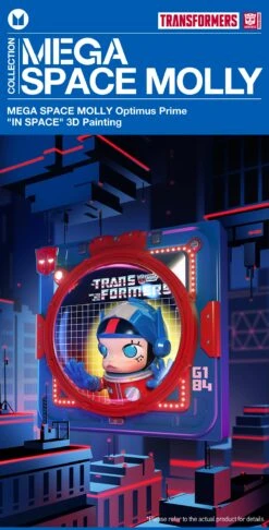MEGA SPACE MOLLY Optimus Prime《IN SPACE》3D Painting -Outlet Mega Plush Store 20250328 092815 130422 1 mega space molly optimus prime in space 3d painting mega details popmart us 1200x2363