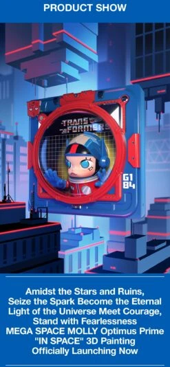 MEGA SPACE MOLLY Optimus Prime《IN SPACE》3D Painting -Outlet Mega Plush Store 20250328 092815 322746 5 mega space molly optimus prime in space 3d painting mega details popmart us 1200x2593