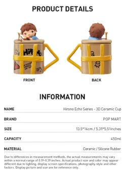 Hirono Echo Series - 3D Ceramic Cup -Outlet Mega Plush Store 20250403 154250 965411 2 hirono echo series 3d ceramic cup accessories details popmart us 1200x1715