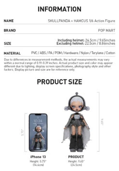 SKULLPANDA × HAMCUS 1/6 Action Figure -Outlet Mega Plush Store 20250407 164840 137999 03 skullpanda hamcus 1 6 action figure bjd details popmart us 1200x1722