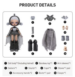 SKULLPANDA × HAMCUS 1/6 Action Figure -Outlet Mega Plush Store 20250407 164840 540480 02 skullpanda hamcus 1 6 action figure bjd details popmart us 1200x1232