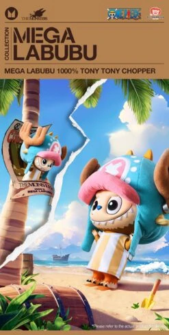 [Scan To Buy] MEGA LABUBU 1000% TONY TONY CHOPPER -Outlet Mega Plush Store 20250410 140213 543115 01 mega labubu 1000 tony tony chopper mega details popmart us 1200x2378