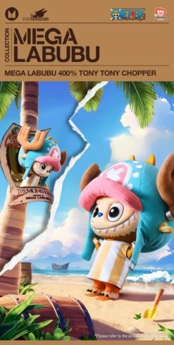 MEGA LABUBU 400% TONY TONY CHOPPER -Outlet Mega Plush Store 20250410 140406 329704 01 mega labubu 400 tony tony chopper mega details popmart us 1200x2378