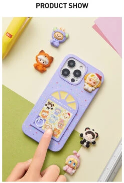 POP BEAN Pajama Party Sliding Hole Phone Case -Outlet Mega Plush Store 20250411 173123 653999 04 pop bean pajama party sliding hole phone case accessories details popmart us 1200x1763