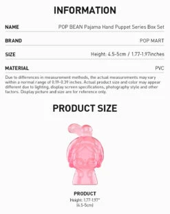 POP BEAN Pajama Hand Puppet Series Box Set -Outlet Mega Plush Store 20250414 101500 524413 3 pop bean pajama hand puppet series box set pop bean details popmart us 1200x1518