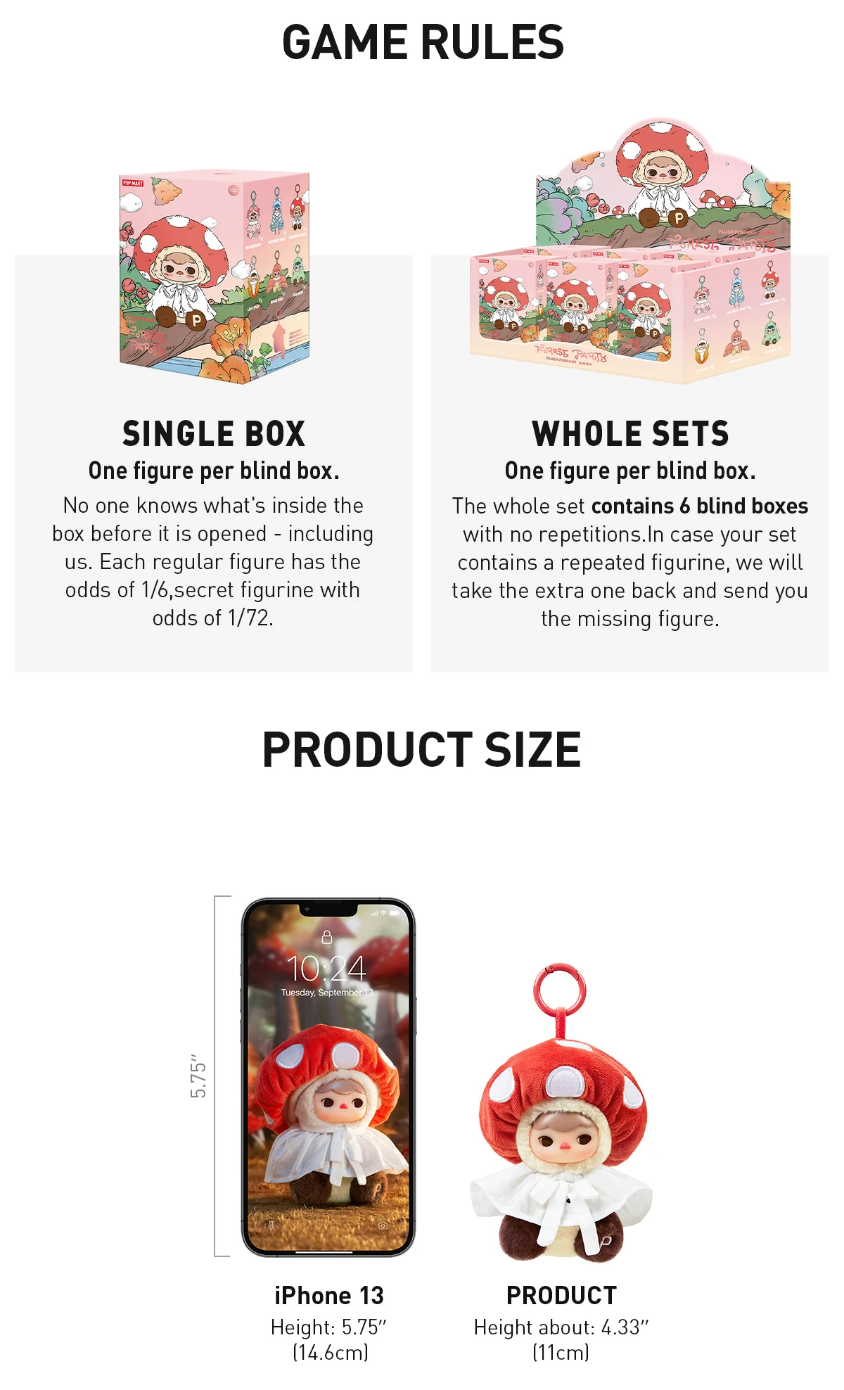 PUCKY Forest Party Series-Vinyl Plush Pendant Blind Box 14 PUCKY Forest Party Series-Vinyl Plush Pendant Blind Box - Image 14