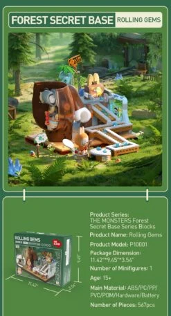 THE MONSTERS Forest Secret Base Series Blocks 38 THE MONSTERS Forest Secret Base Series Blocks -Outlet Mega Plush Store 20250509 103940 823175 7 the monsters forest secret base blocks details popmart us 1200x2220