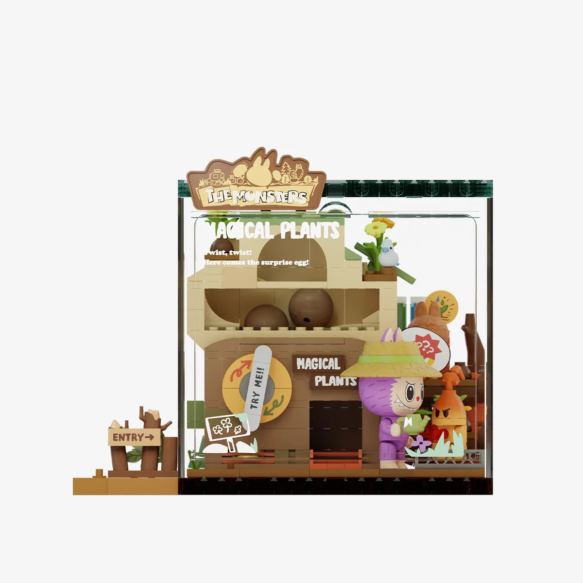 THE MONSTERS Forest Secret Base Series Blocks Part 2 1 THE MONSTERS Forest Secret Base Series Blocks Part 2