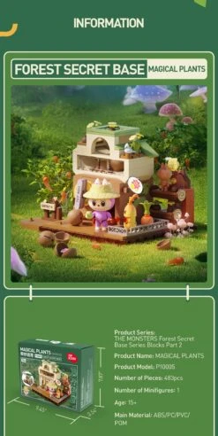 THE MONSTERS Forest Secret Base Series Blocks Part 2 33 THE MONSTERS Forest Secret Base Series Blocks Part 2 -Outlet Mega Plush Store 20250509 104943 090754 4 the monsters forest secret base series blocks part 2 blocks details popmart us 1200x2392
