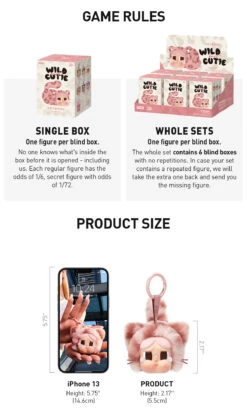 CRYBABY Wild But Cutie Series - Vinyl Plush Pendant Blind Box -Outlet Mega Plush Store 20250509 181144 161267 4 crybaby wild but cutie series vinyl plush pendant blind box plush toys details popmart us 1200x1996