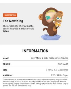 Baby Molly & Baby Tabby Series Figures 32 Baby Molly & Baby Tabby Series Figures -Outlet Mega Plush Store 20250516 152541 187172 3 baby molly baby tabby series figures blind boxes details popmart us 1200x1495