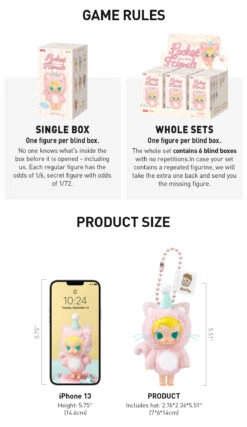 Baby Molly Pocket Friends Series-Vinyl Plush Pendant Blind Box -Outlet Mega Plush Store 20250516 153014 963726 4 baby molly pocket friends series vinyl plush pendant blind box plush toys details popmart us 1200x2076