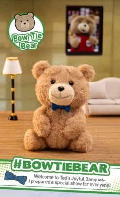 Ted2 Teddy Bear Action Plush Pendant -Outlet Mega Plush Store 20250528 155430 168589 3 ted2 teddy bear action plush pendant plush details popmart us 1200x1974
