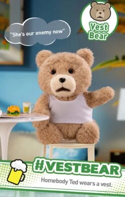 Ted2 Teddy Bear Action Plush Pendant -Outlet Mega Plush Store 20250528 155430 339215 5 ted2 teddy bear action plush pendant plush details popmart us 1200x1897