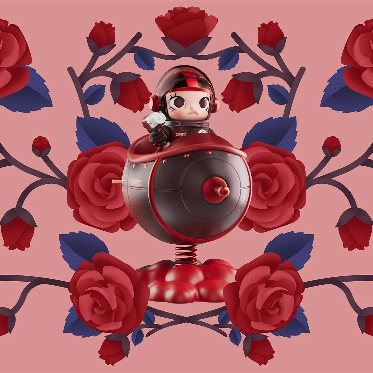 MEGA SPACE MOLLY 100% Blooming Series-Rose 4 MEGA SPACE MOLLY 100% Blooming Series-Rose - Image 4