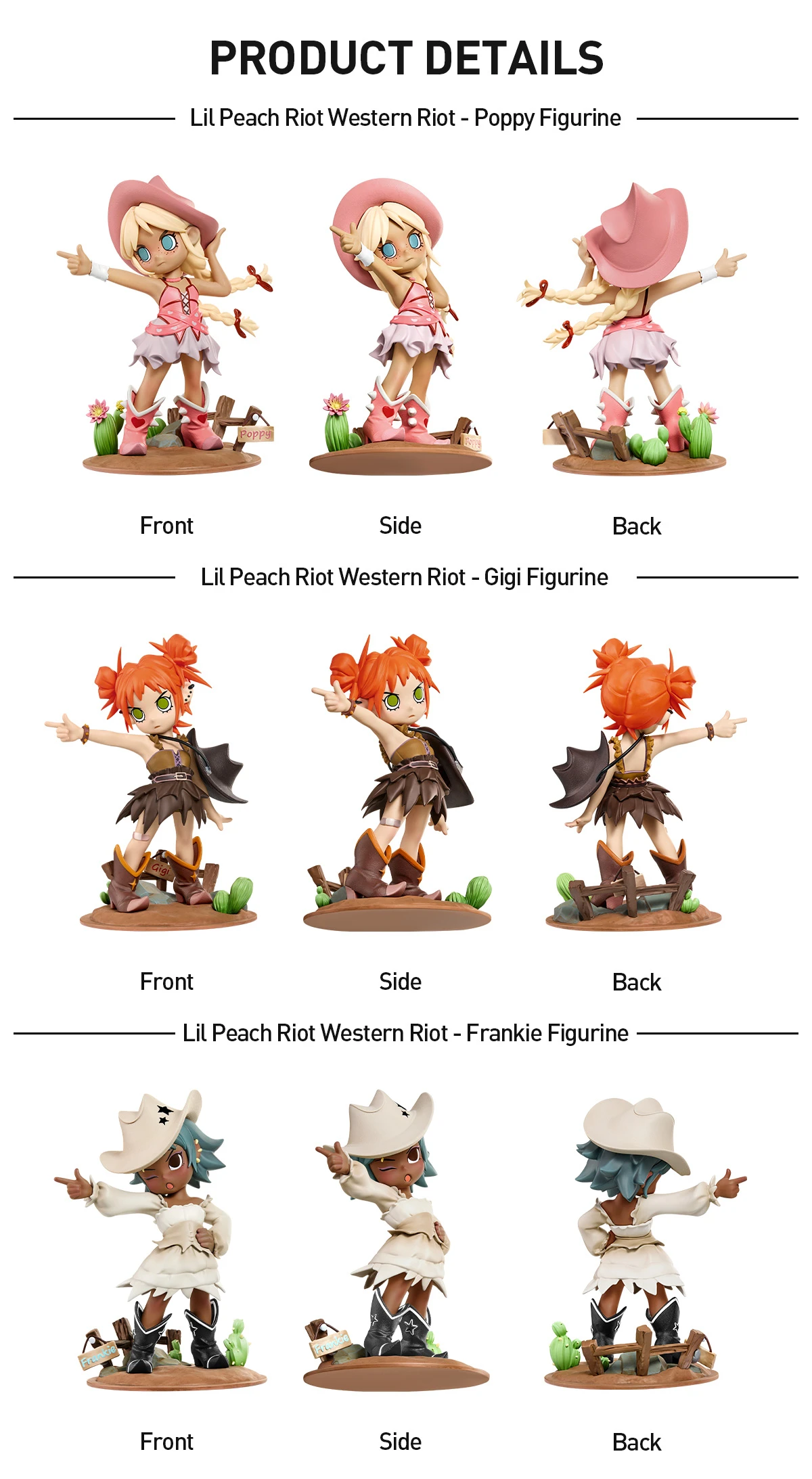 Lil Peach Riot Western Riot Figurines 11 Lil Peach Riot Western Riot Figurines - Image 11