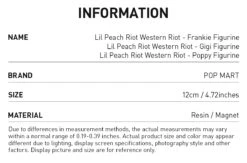 Lil Peach Riot Western Riot Figurines 31 Lil Peach Riot Western Riot Figurines -Outlet Mega Plush Store 20250604 165101 697498 3 lil peach riot western riot figurines figurine details popmart us 1200x790