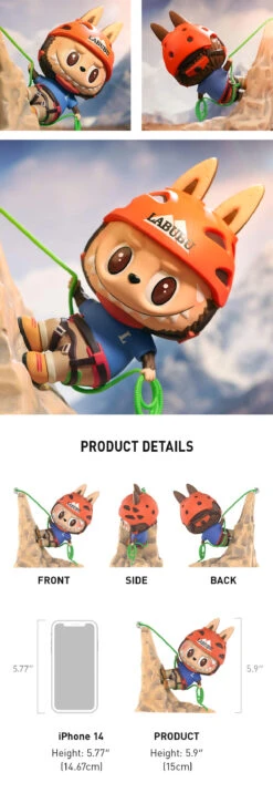 LABUBU Climber Figurine -Outlet Mega Plush Store labubu climber detail h0Hx1i4vch 1200x3477
