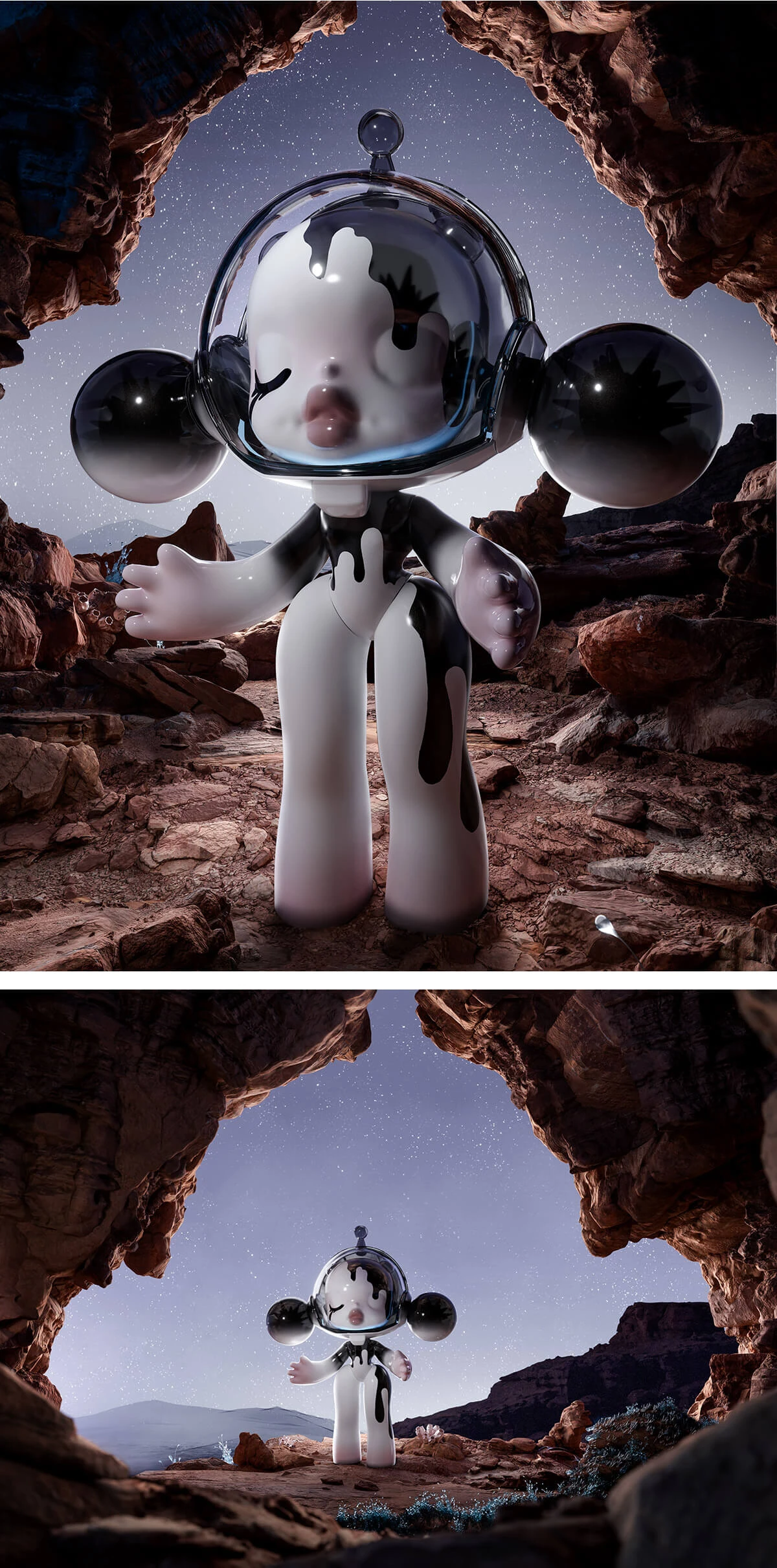 MEGA COLLECTION 1000% α SKULLPANDA Between Light And Dark 7 MEGA COLLECTION 1000% α SKULLPANDA Between Light And Dark - Image 7