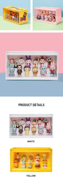POP MART Luminous Display Container (White&Yellow&Pink) -Outlet Mega Plush Store luminous display container detail 01 mIkiYsbweY 1200x3370