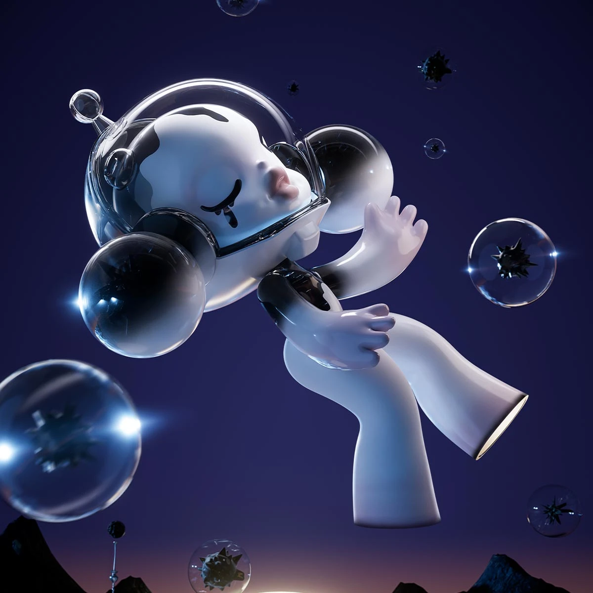 MEGA COLLECTION 1000% α SKULLPANDA Between Light And Dark 4 MEGA COLLECTION 1000% α SKULLPANDA Between Light And Dark - Image 4