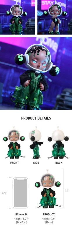 SKULLPANDA OOTD The Wild Green Figurine -Outlet Mega Plush Store sp OOTD green detail EuYuB7dhZo 1200x3826