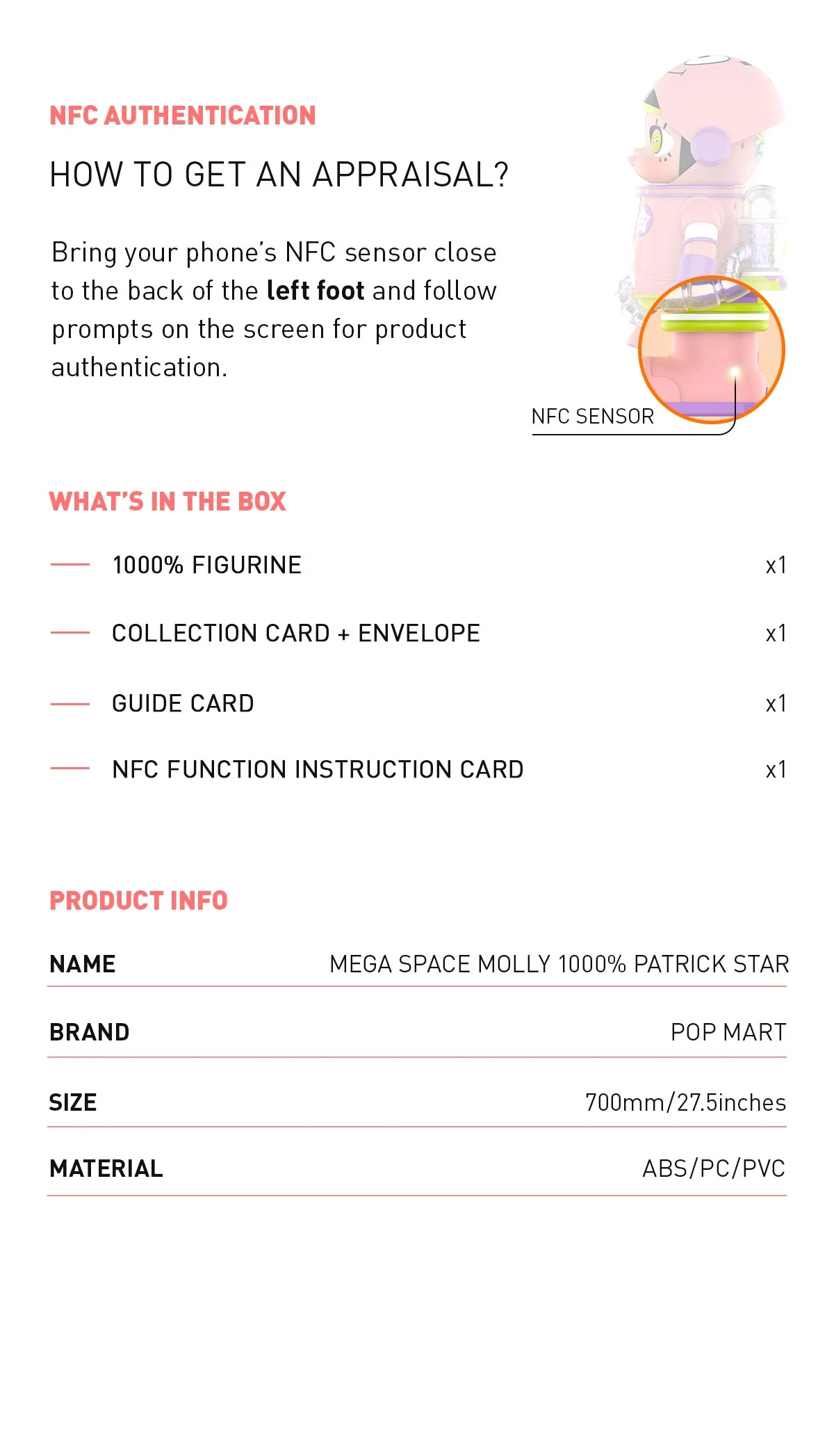 MEGA SPACE MOLLY 1000% Patrick Star 10 MEGA SPACE MOLLY 1000% Patrick Star - Image 10